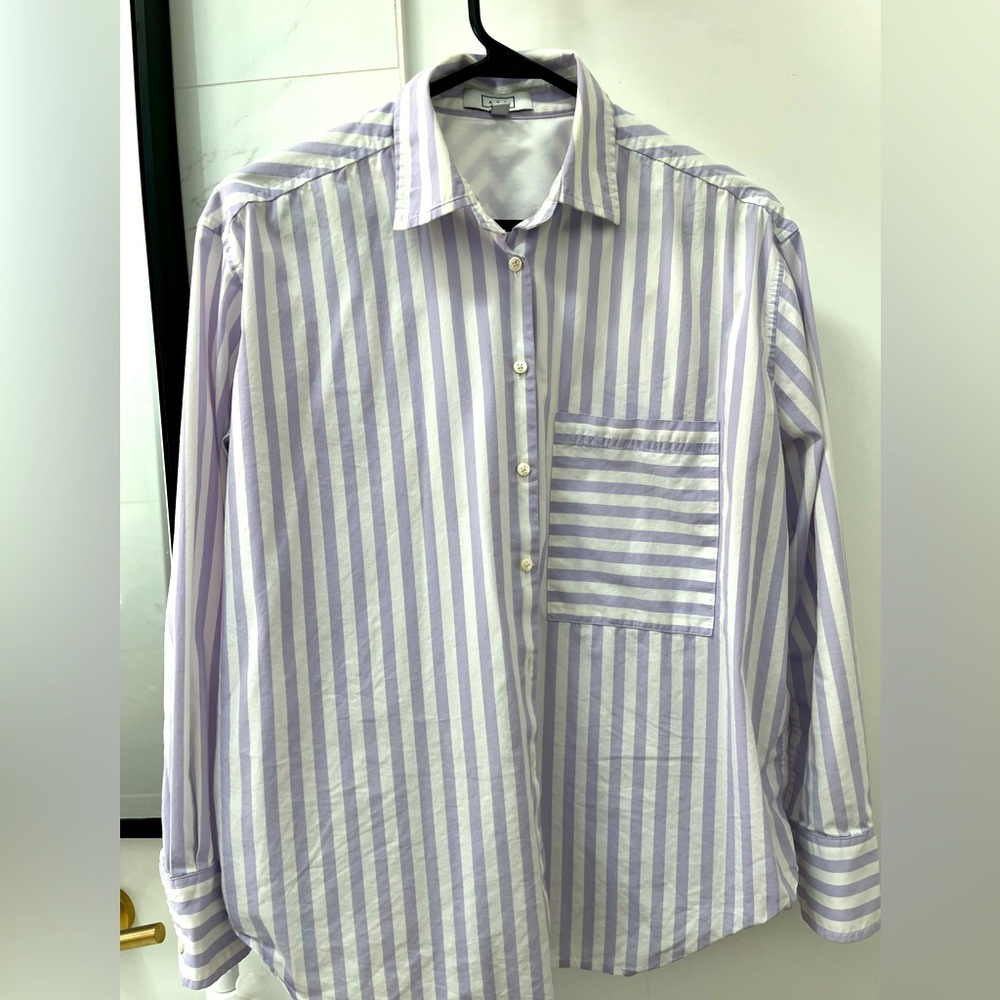 AYR The Deep end button down, grape soda color